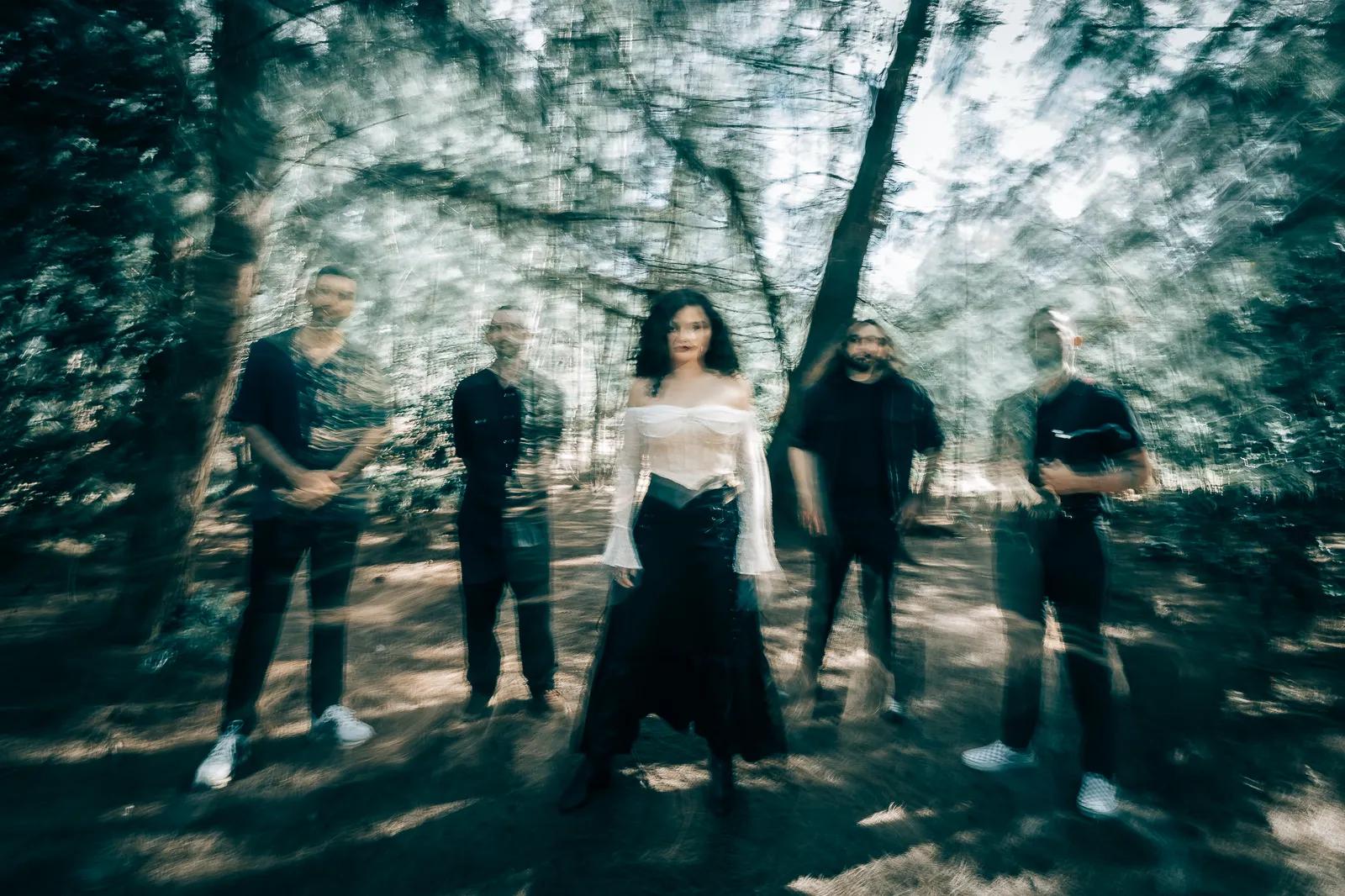 MOTHS band artistic motion blur photo